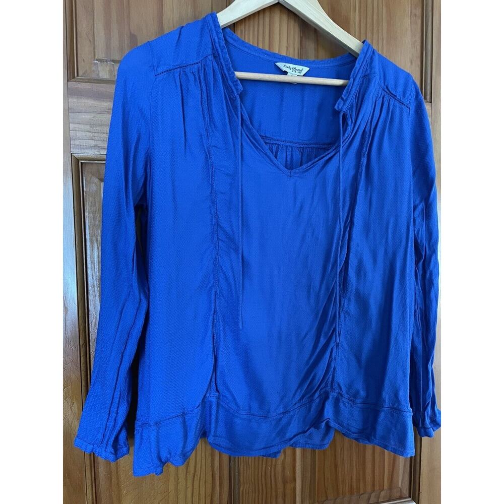 Lucky Brand Womens Top Blue Size S